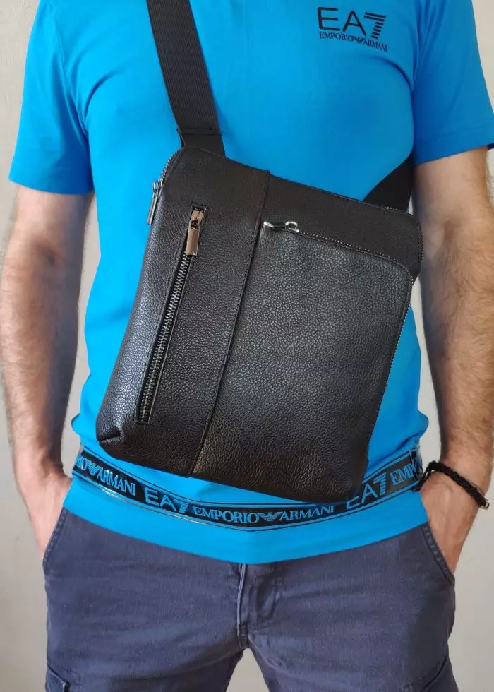 Мужская кожаная сумка из натуральной кожи MYZ LEON через плечо мужская барсетка кросс-боди ЛЕОН кожаная сумка-планшет Чоловіча шкіряна сумка з натуральної шкіри MYZ LEON через плече чоловіча барсетка крос-боді ЛЕОН шкіряна сумка-планшет