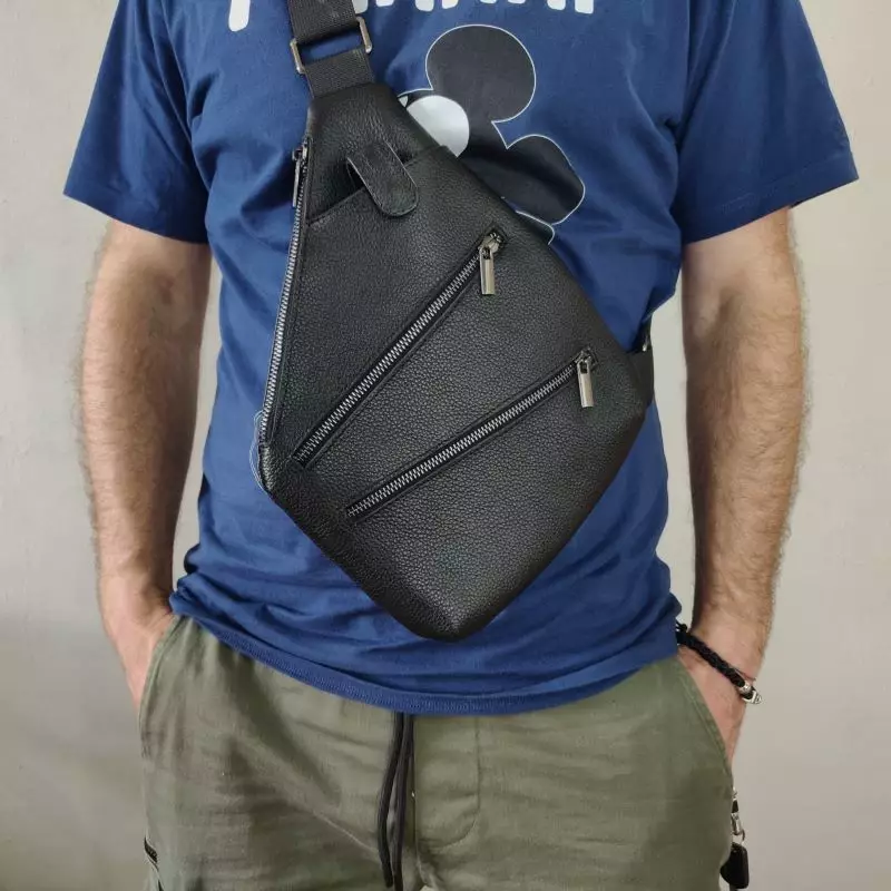 Мужская кожаная сумка из натуральной кожи MYZ OXFORD через плечо мужская барсетка кросс-боди кожаная сумка-планшет Чоловіча шкіряна сумка з натуральної шкіри через плече чоловіча барсетка крос-боді ОКСФОРД шкіряна сумка-планшет