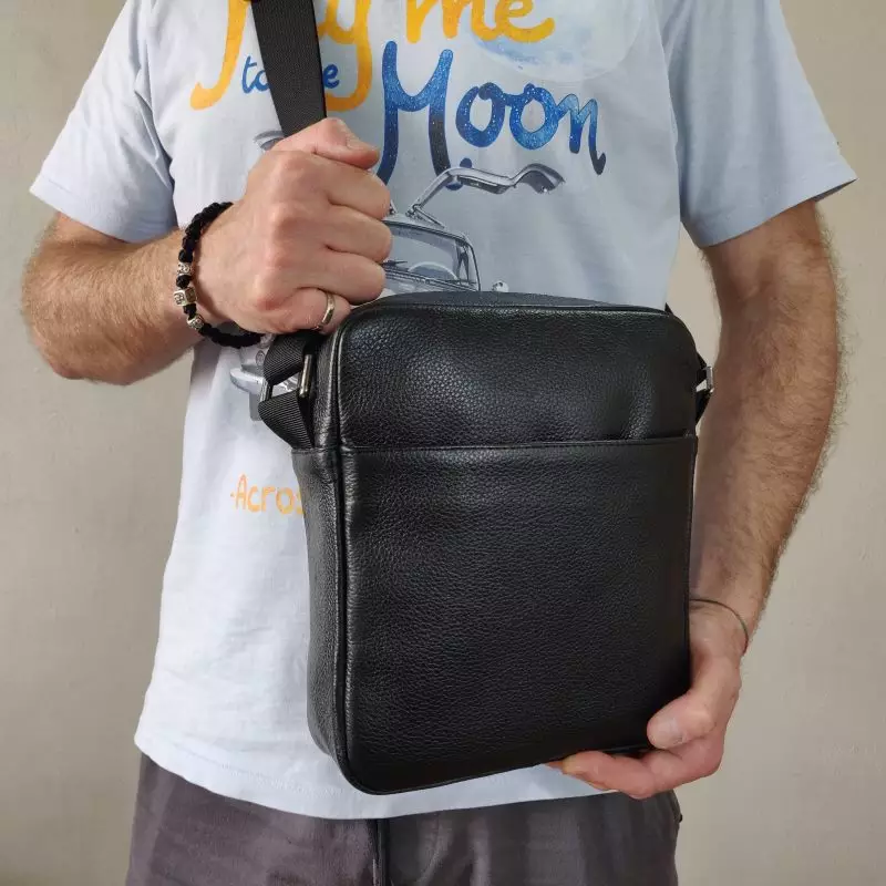 Мужская кожаная сумка из натуральной кожи MYZ TOKYO через плечо мужская барсетка кросс-боди кожаная сумка-планшет Чоловіча шкіряна сумка з натуральної шкіри через плече чоловіча барсетка крос-боді ТОКИО шкіряна сумка-планшет