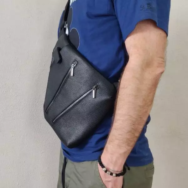 Мужская кожаная сумка из натуральной кожи MYZ OXFORD через плечо мужская барсетка кросс-боди кожаная сумка-планшет Чоловіча шкіряна сумка з натуральної шкіри через плече чоловіча барсетка крос-боді ОКСФОРД шкіряна сумка-планшет