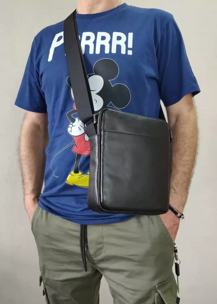 Мужская кожаная сумка из натуральной кожи MYZ TOKYO через плечо мужская барсетка кросс-боди кожаная сумка-планшет Чоловіча шкіряна сумка з натуральної шкіри через плече чоловіча барсетка крос-боді ТОКИО шкіряна сумка-планшет