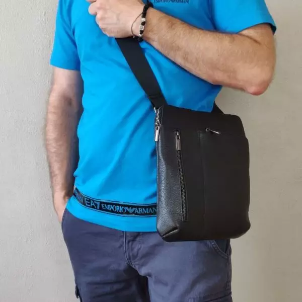 Мужская кожаная сумка из натуральной кожи MYZ LEON через плечо мужская барсетка кросс-боди ЛЕОН кожаная сумка-планшет Чоловіча шкіряна сумка з натуральної шкіри MYZ LEON через плече чоловіча барсетка крос-боді ЛЕОН шкіряна сумка-планшет