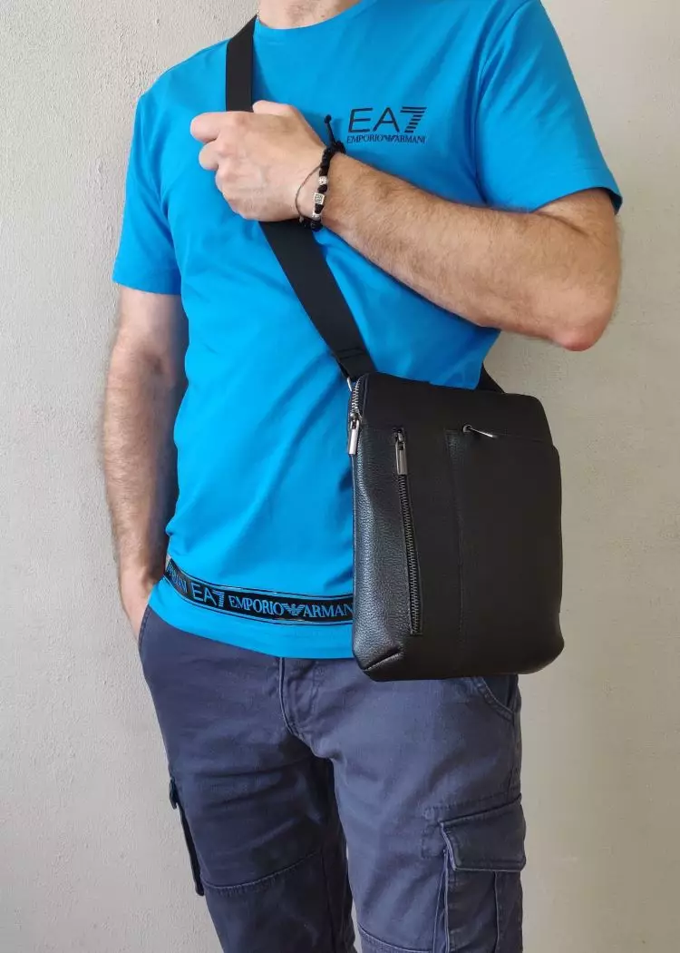 Мужская кожаная сумка из натуральной кожи MYZ LEON через плечо мужская барсетка кросс-боди ЛЕОН кожаная сумка-планшет Чоловіча шкіряна сумка з натуральної шкіри MYZ LEON через плече чоловіча барсетка крос-боді ЛЕОН шкіряна сумка-планшет