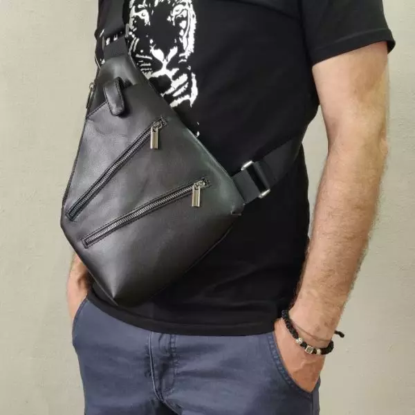 Мужская кожаная сумка из натуральной кожи MYZ OXFORD через плечо мужская барсетка кросс-боди кожаная сумка-планшет Чоловіча шкіряна сумка з натуральної шкіри через плече чоловіча барсетка крос-боді ОКСФОРД шкіряна сумка-планшет