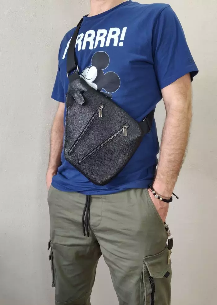 Мужская кожаная сумка из натуральной кожи MYZ OXFORD через плечо мужская барсетка кросс-боди кожаная сумка-планшет Чоловіча шкіряна сумка з натуральної шкіри через плече чоловіча барсетка крос-боді ОКСФОРД шкіряна сумка-планшет