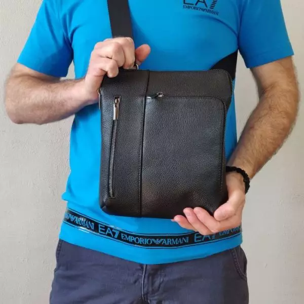 Мужская кожаная сумка из натуральной кожи MYZ LEON через плечо мужская барсетка кросс-боди ЛЕОН кожаная сумка-планшет Чоловіча шкіряна сумка з натуральної шкіри MYZ LEON через плече чоловіча барсетка крос-боді ЛЕОН шкіряна сумка-планшет