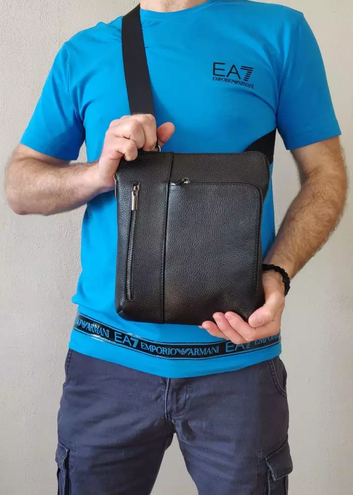 Мужская кожаная сумка из натуральной кожи MYZ LEON через плечо мужская барсетка кросс-боди ЛЕОН кожаная сумка-планшет Чоловіча шкіряна сумка з натуральної шкіри MYZ LEON через плече чоловіча барсетка крос-боді ЛЕОН шкіряна сумка-планшет