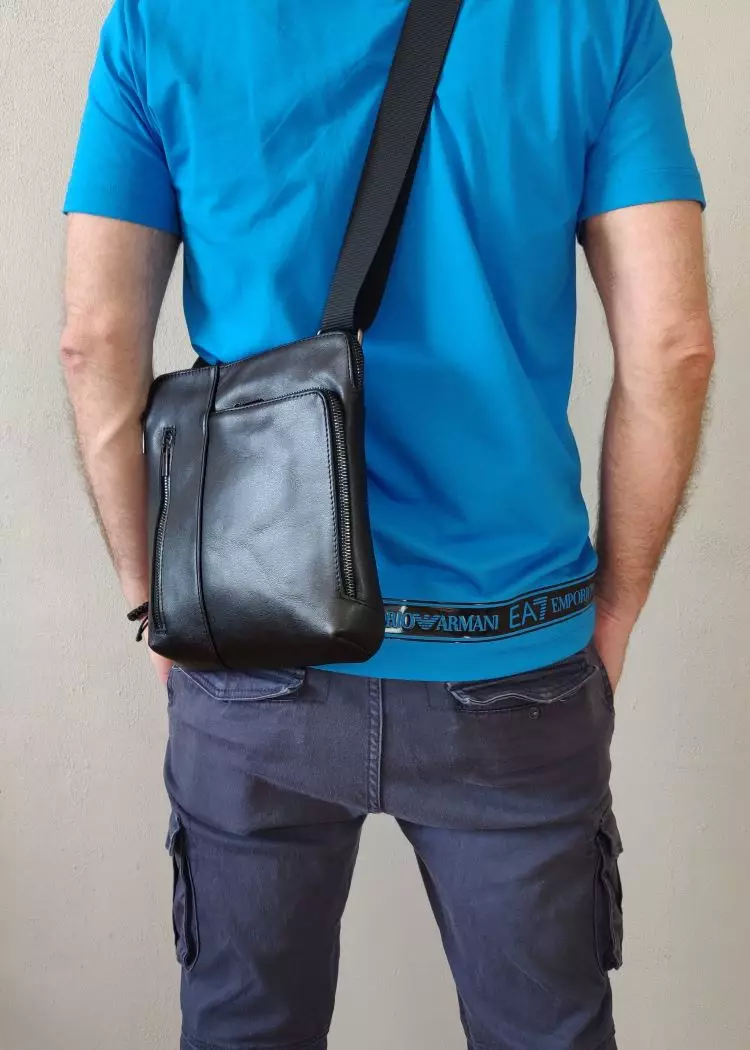 Мужская кожаная сумка из натуральной кожи MYZ LEON через плечо мужская барсетка кросс-боди ЛЕОН кожаная сумка-планшет Чоловіча шкіряна сумка з натуральної шкіри MYZ LEON через плече чоловіча барсетка крос-боді ЛЕОН шкіряна сумка-планшет