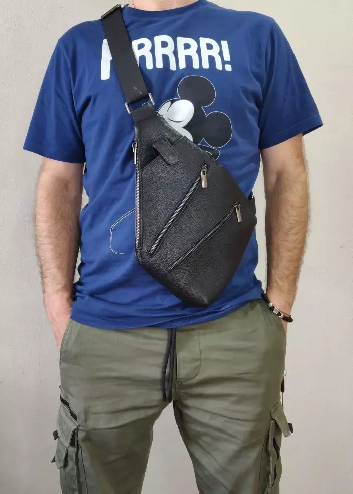 Мужская кожаная сумка из натуральной кожи MYZ OXFORD через плечо мужская барсетка кросс-боди кожаная сумка-планшет Чоловіча шкіряна сумка з натуральної шкіри через плече чоловіча барсетка крос-боді ОКСФОРД шкіряна сумка-планшет