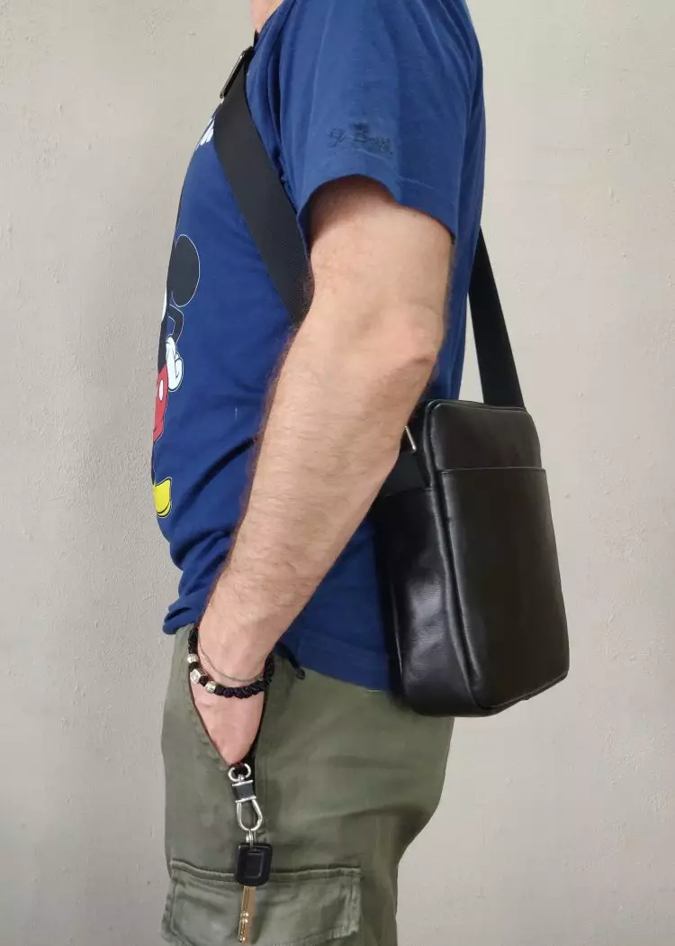 Мужская кожаная сумка из натуральной кожи MYZ TOKYO через плечо мужская барсетка кросс-боди кожаная сумка-планшет Чоловіча шкіряна сумка з натуральної шкіри через плече чоловіча барсетка крос-боді ТОКИО шкіряна сумка-планшет