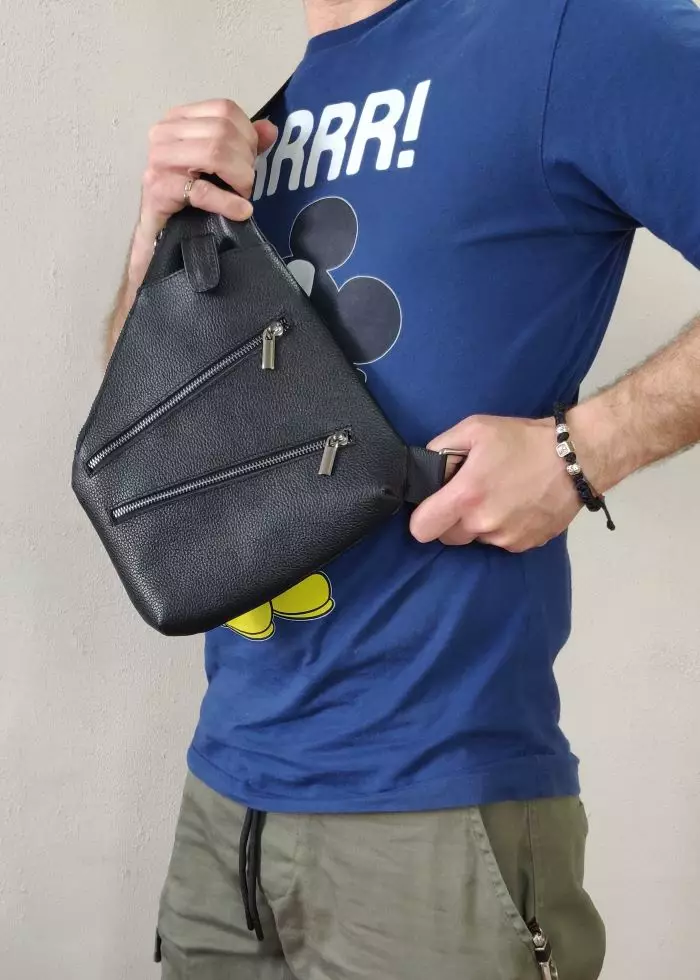 Мужская кожаная сумка из натуральной кожи MYZ OXFORD через плечо мужская барсетка кросс-боди кожаная сумка-планшет Чоловіча шкіряна сумка з натуральної шкіри через плече чоловіча барсетка крос-боді ОКСФОРД шкіряна сумка-планшет