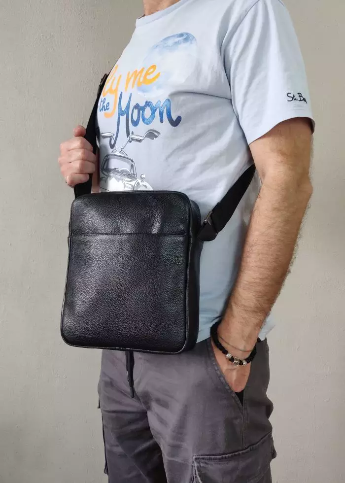Мужская кожаная сумка из натуральной кожи MYZ TOKYO через плечо мужская барсетка кросс-боди кожаная сумка-планшет Чоловіча шкіряна сумка з натуральної шкіри через плече чоловіча барсетка крос-боді ТОКИО шкіряна сумка-планшет