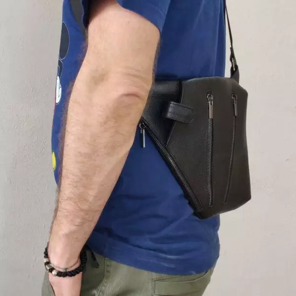 Мужская кожаная сумка из натуральной кожи MYZ OXFORD через плечо мужская барсетка кросс-боди кожаная сумка-планшет Чоловіча шкіряна сумка з натуральної шкіри через плече чоловіча барсетка крос-боді ОКСФОРД шкіряна сумка-планшет