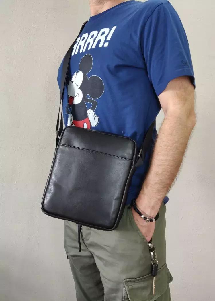 Мужская кожаная сумка из натуральной кожи MYZ TOKYO через плечо мужская барсетка кросс-боди кожаная сумка-планшет Чоловіча шкіряна сумка з натуральної шкіри через плече чоловіча барсетка крос-боді ТОКИО шкіряна сумка-планшет