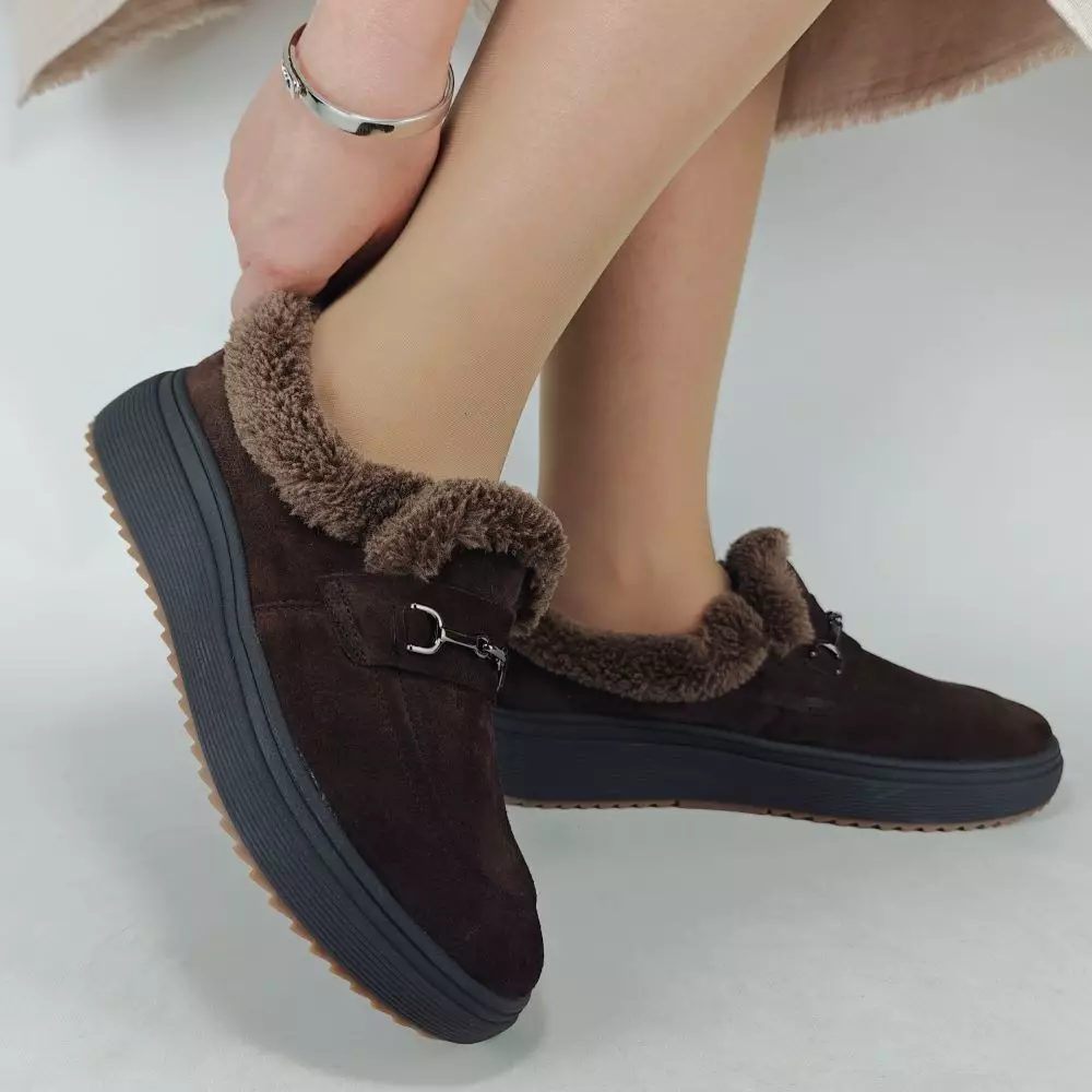 Ботинки женские MYZ кожаные молодежные бежевые нюд latte латте натуральная кожа и замша мех зимние 36 37 38 39 40 41 черевики жіночі натуральна замша лате шкіра коричнева шоколад зимові хутро