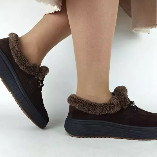 Ботинки женские MYZ кожаные молодежные бежевые нюд latte латте натуральная кожа и замша мех зимние 36 37 38 39 40 41 черевики жіночі натуральна замша лате шкіра коричнева шоколад зимові хутро