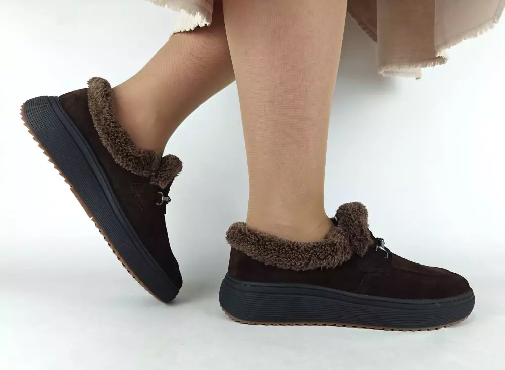 Ботинки женские MYZ кожаные молодежные бежевые нюд latte латте натуральная кожа и замша мех зимние 36 37 38 39 40 41 черевики жіночі натуральна замша лате шкіра коричнева шоколад зимові хутро