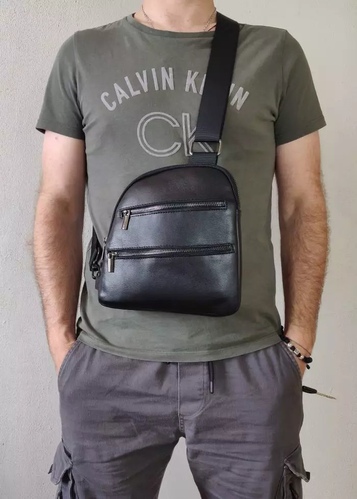 Мужская кожаная сумка из натуральной кожи MYZ MILAN через плечо мужская барсетка кросс-боди ЛЕОН кожаная сумка-планшет Чоловіча шкіряна сумка з натуральної шкіри через плече чоловіча барсетка крос-боді МИЛАН шкіряна сумка-планшет