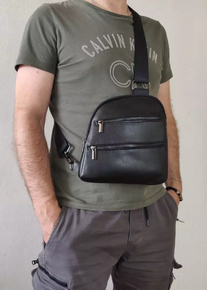 Мужская кожаная сумка из натуральной кожи MYZ MILAN через плечо мужская барсетка кросс-боди ЛЕОН кожаная сумка-планшет Чоловіча шкіряна сумка з натуральної шкіри через плече чоловіча барсетка крос-боді МИЛАН шкіряна сумка-планшет