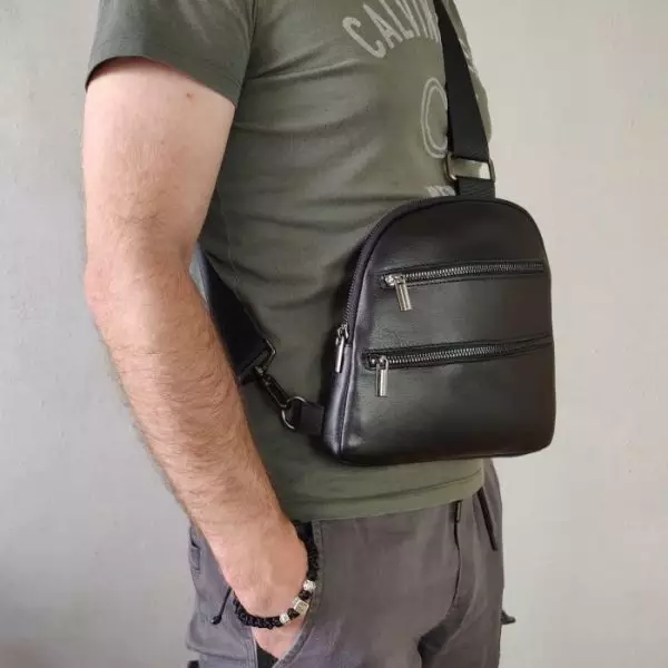 Мужская кожаная сумка из натуральной кожи MYZ MILAN через плечо мужская барсетка кросс-боди ЛЕОН кожаная сумка-планшет Чоловіча шкіряна сумка з натуральної шкіри через плече чоловіча барсетка крос-боді МИЛАН шкіряна сумка-планшет