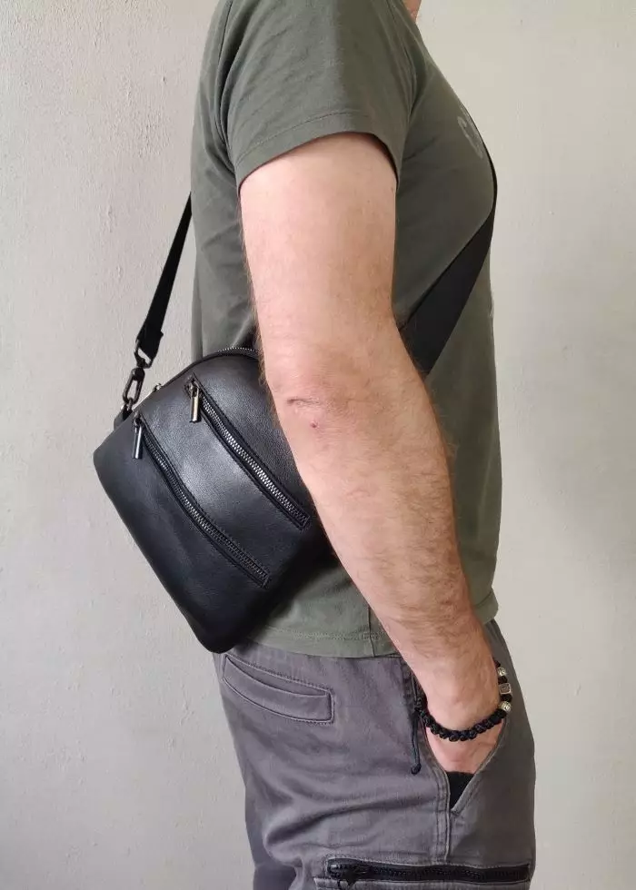 Мужская кожаная сумка из натуральной кожи MYZ MILAN через плечо мужская барсетка кросс-боди ЛЕОН кожаная сумка-планшет Чоловіча шкіряна сумка з натуральної шкіри через плече чоловіча барсетка крос-боді МИЛАН шкіряна сумка-планшет