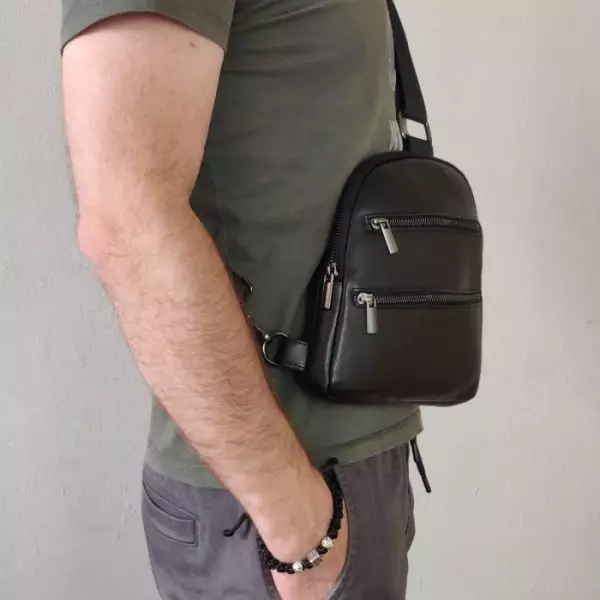 Мужская кожаная сумка из натуральной кожи MYZ MILAN через плечо мужская барсетка кросс-боди ЛЕОН кожаная сумка-планшет Чоловіча шкіряна сумка з натуральної шкіри через плече чоловіча барсетка крос-боді МИЛАН шкіряна сумка-планшет