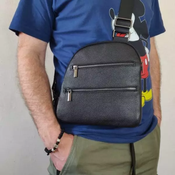 Мужская кожаная сумка из натуральной кожи MYZ MILAN через плечо мужская барсетка кросс-боди ЛЕОН кожаная сумка-планшет Чоловіча шкіряна сумка з натуральної шкіри через плече чоловіча барсетка крос-боді МИЛАН шкіряна сумка-планшет